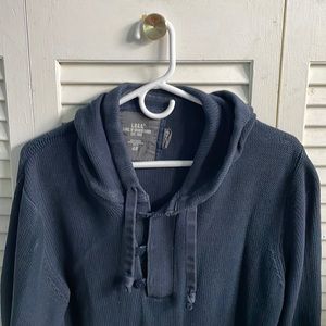 H&M Henley Hoodie, Navy